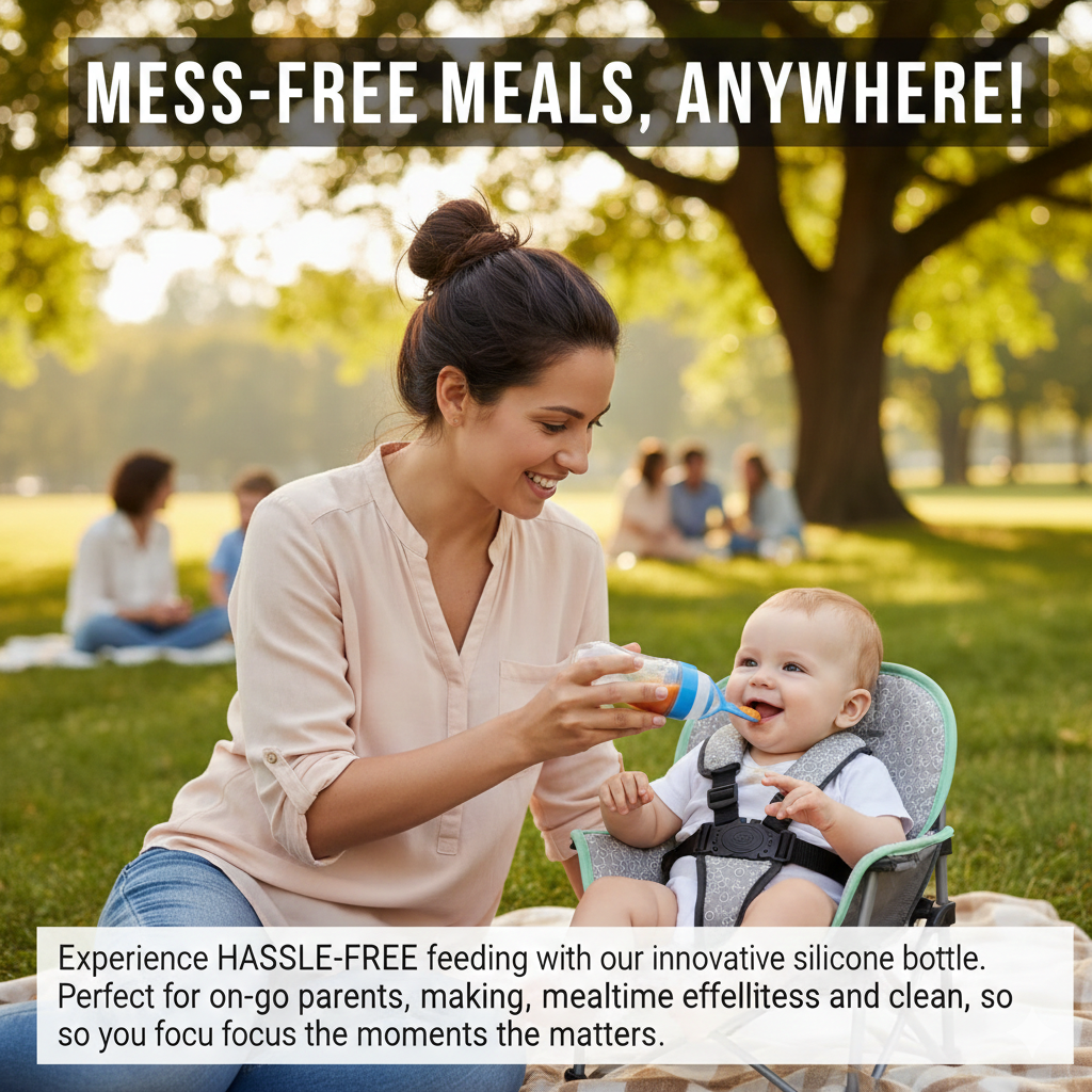 Squeeze Feeding Spoon Bottle